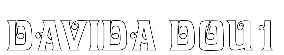 Davida DOu1 Font Download Free
