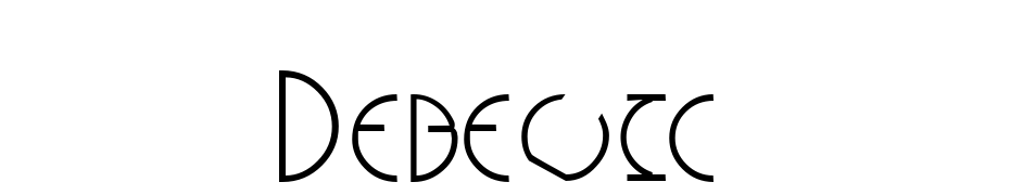 Debevic Font Download Free
