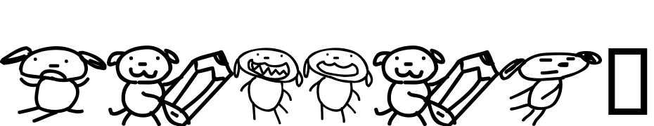 Dogfon&yuml;&yuml; Font Download Free