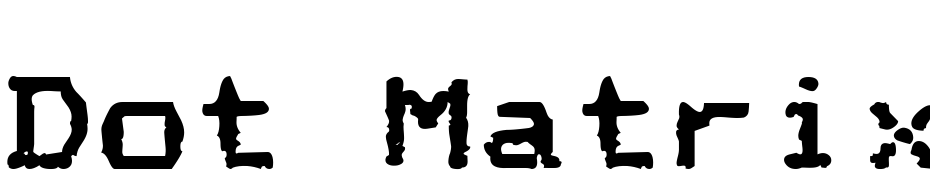 Dot Matrix Font Download Free