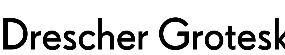 Drescher Grotesk BT Semi Bold Font Download Free