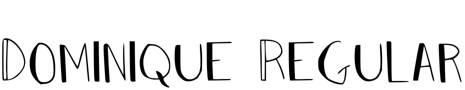 Dominique Regular Font Download Free