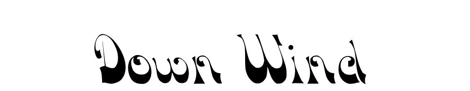 Down Wind Font Download Free