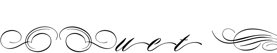 Duet Flourishes Font Download Free