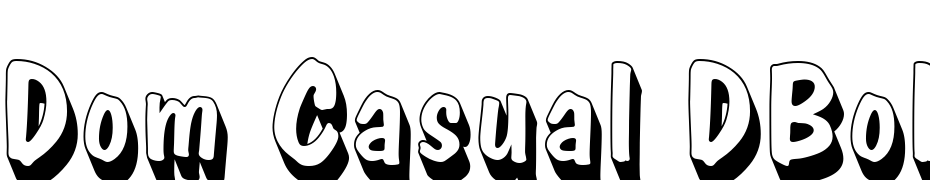 Dom Casual DBol Sh1 Font Download Free