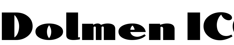 Dolmen ICG Font Download Free