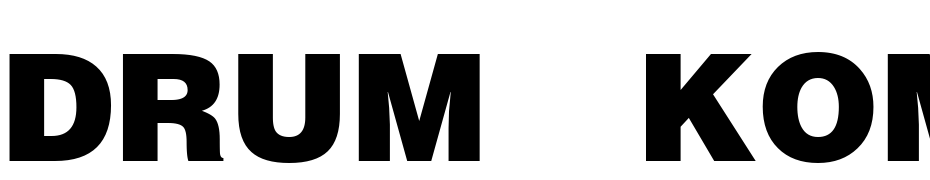 Drum Komputer Font Download Free