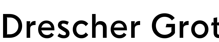 Drescher Grotesk BT Small Sizes Font Download Free