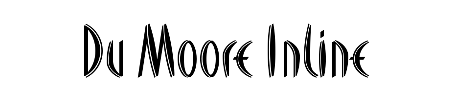 Du Moore Inline Font Download Free