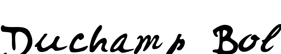 Duchamp Bold Font Download Free