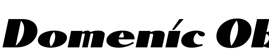Domenic Oblique Font Download Free