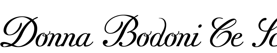 Donna Bodoni Ce Script PDF Font Download Free