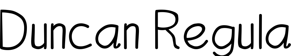 Duncan Regular Font Download Free