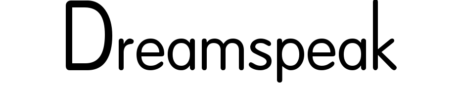 Dreamspeak Font Download Free