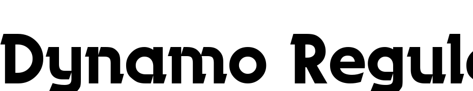 Dynamo Regular Scarica Caratteri Gratis