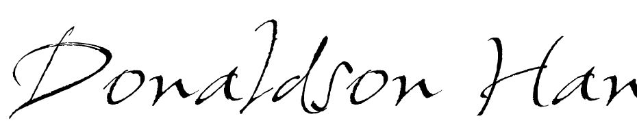 Donaldson Hand BETA Font Download Free