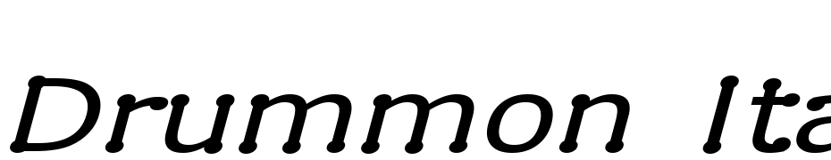 Drummon Italic Polices Telecharger