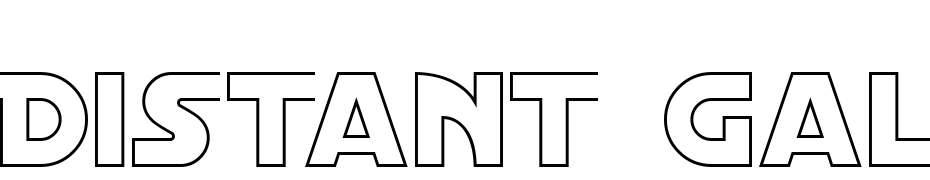 Distant Galaxy Alt Outline Font Download Free