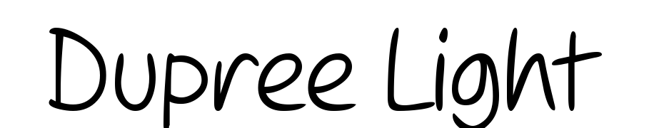 Dupree Light Font Download Free