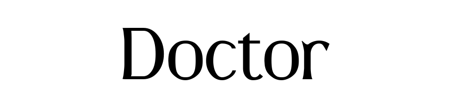 Doctor Font Download Free