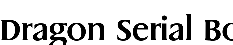Dragon Serial Bold Font Download Free