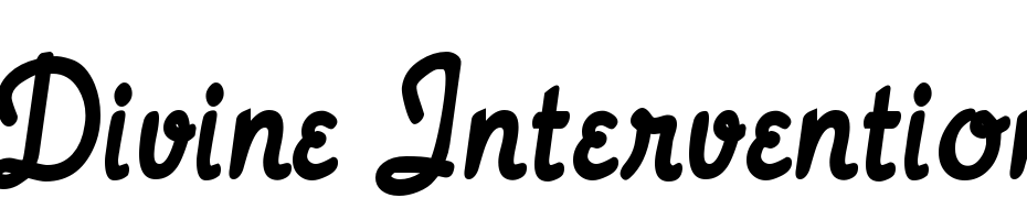 Divine Intervention Font Download Free
