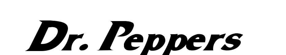Dr. Peppers Font Download Free