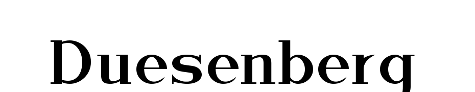 Duesenberg cкачати шрифт безкоштовно