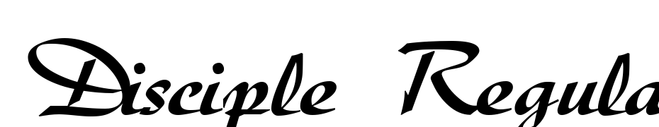 Disciple Regular Yazı tipi ücretsiz indir