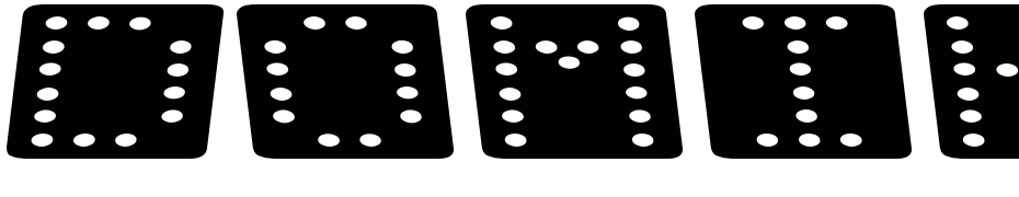 Domino Flad Kursiv Font Download Free