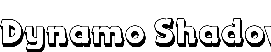 Dynamo Shadow LET Plain:1.0 Font Download Free