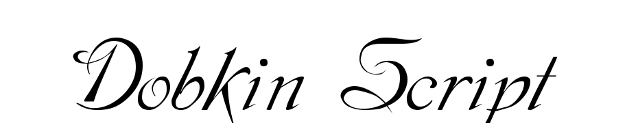 Dobkin Script Font Download Free