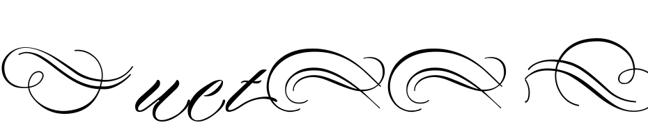 Duet II Flourishes Font Download Free