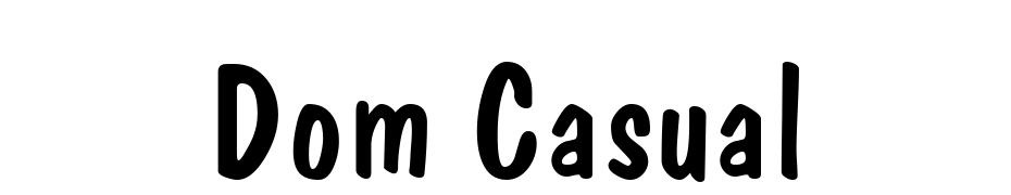 Dom Casual Font Download Free