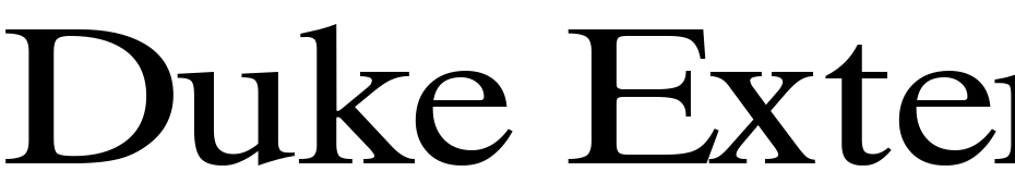 Duke Extended Normal Font Download Free