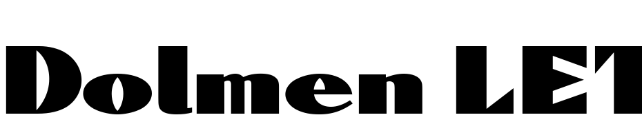 Dolmen LET Font Download Free