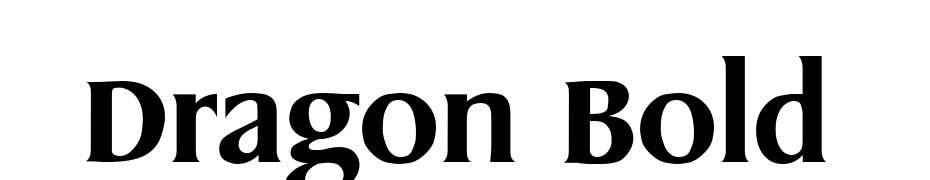 Dragon Bold Font Download Free