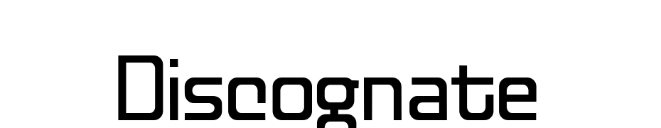 Discognate Font Download Free