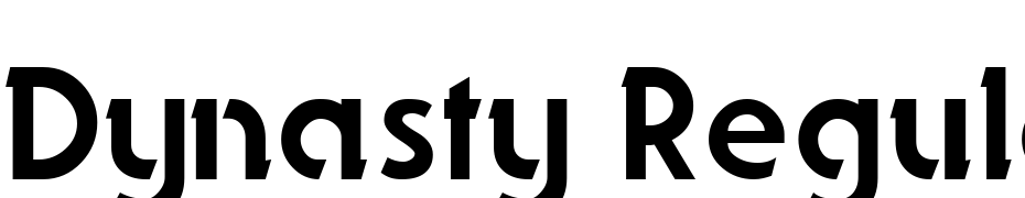 Dynasty Regular Font Download Free