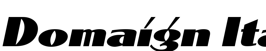 Domaign Italic Font Download Free