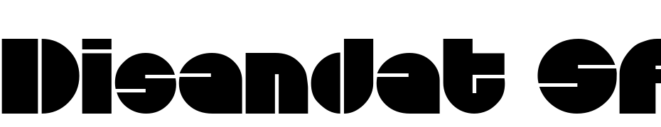 Disandat SF Font Download Free