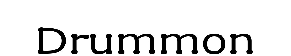 Drummon Scarica Caratteri Gratis