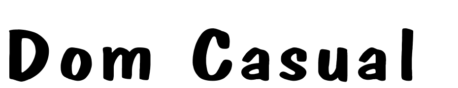 Dom Casual Ex Font Download Free