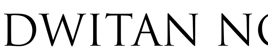 Dwitan Normal Font Download Free