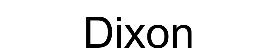 Dixon Font Download Free