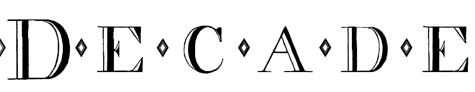 Decadence Font Download Free
