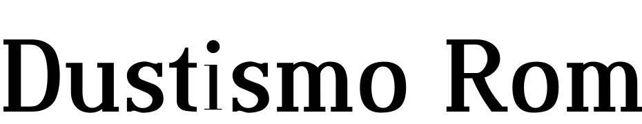 Dustismo Roman Font Download Free