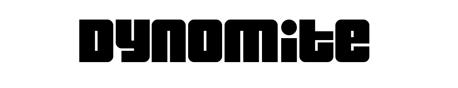 Dynomite cкачати шрифт безкоштовно