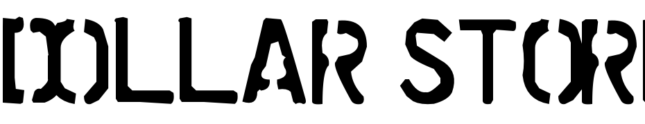 Dollar Store Stencil Font Download Free