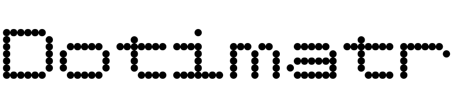 Dotimatrix 7 Font Download Free